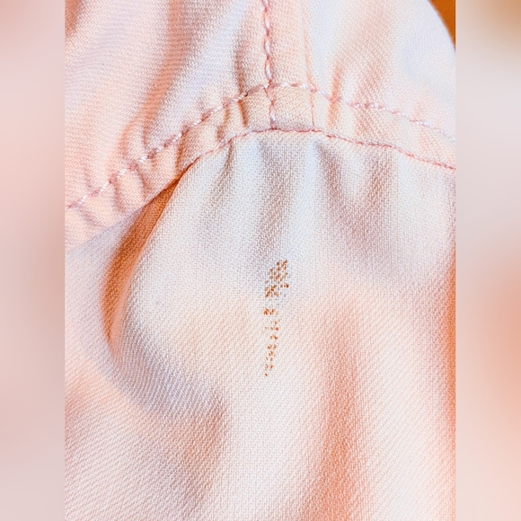 Piazza Sempione M Jacket ice pink stretch cotton blazer pockets unlined light wt - Picture 7 of 8